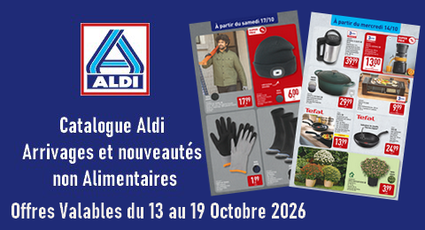 Aldi Catalogue Valable du 13 au 19 Octobre 2026