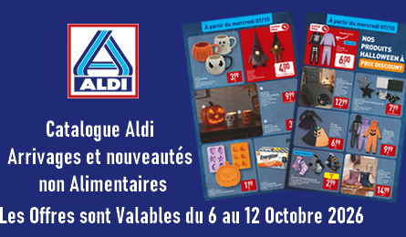 Aldi Catalogue Valable du 6 au 12 Octobre 2026
