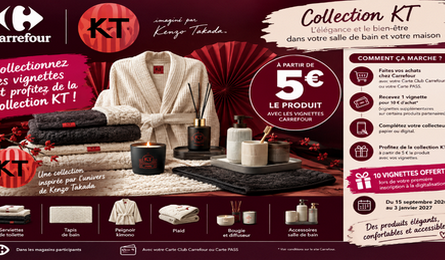 Carrefour Opération Vignettes KT : Linge de Bain et accessoires bien-être à Partir de 5€