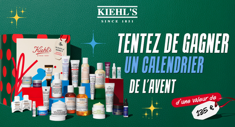 Concours Kiehl&rsquo;s votre Calendrier de l&rsquo;Avent Kiehl&rsquo;s de 135€ à Gagner
