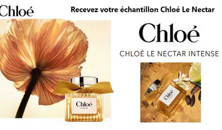 Échantillon Gratuit Nouveau Parfum Chloé Le Nectar