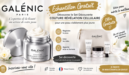 Échantillon Gratuit Coffret découverte Couture Révélation Cellulaire Galénic Paris