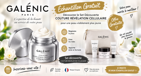 Échantillon Gratuit Coffret découverte Couture Révélation Cellulaire Galénic Paris