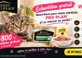 Échantillons Gratuits Mousse PRO PLAN chat stérilisé
