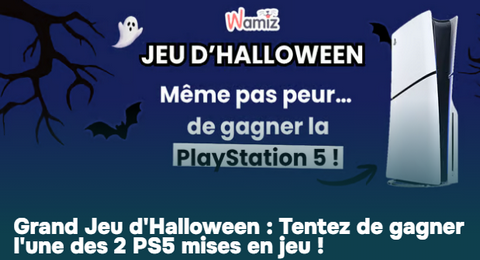 Grand Jeu Concours d&rsquo;Halloween Wamiz 2 Playstation 5 à Gagner