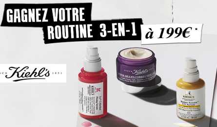Grand Jeu Kiehl's 1 routine 3-en-1 Kiehl's de 199€ à Gagner