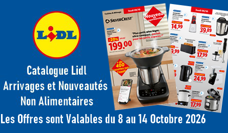 Lidl Catalogue Valable du 8 au 14 Octobre 2026