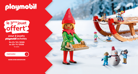 Playmobil Offre Noël 2026 : 2 jouets achetés le 3ème offert
