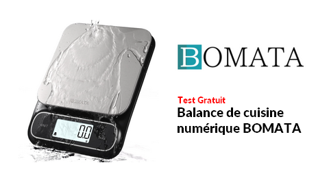 Test Produit BOMATA : Balance de cuisine numérique BOMATA