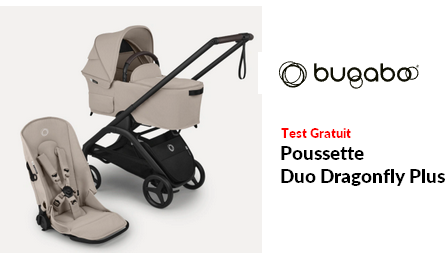 Test Produit Bugaboo Poussette Duo Dragonfly Plus