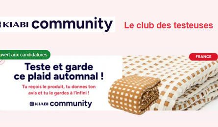 Test Produit Kiabi Community : Plaid Kiabi Home jaune gaufré