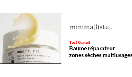 Test Produit Minimaliste Baume réparateur zones sèches multiusages