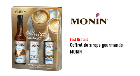 Test Produit Monin : Coffret de sirops gourmands