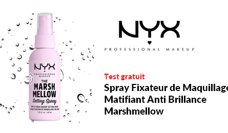 Test Produit NIX The Marshmellow Spray Fixateur de Maquillage Fini Mat