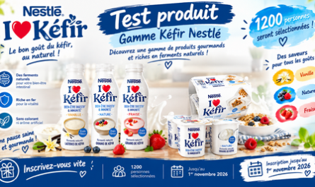 Test Produit Nestlé Gamme I Love Kéfir
