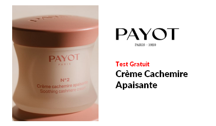 Test Produit Payot Paris Crème Cachemire Apaisante