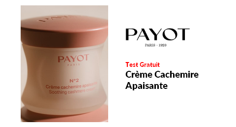 Test Produit Payot Paris Crème Cachemire Apaisante
