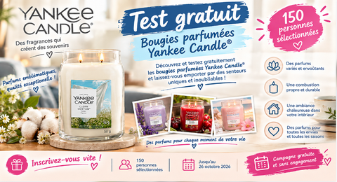 Test Produit Yankee Candle : Bougies parfumées Yankee Candle