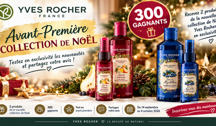 Test Produit Yves Rocher : Avant-Première Collection de Noël