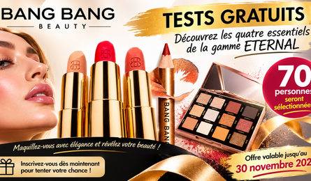 Tests Produits BANG BANG Cosmetics Quatre essentiels Maquillage de la gamme ETERNAL