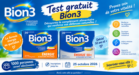 Tests Produits Bion3 : Multivitamines et Probiotiques Bion3