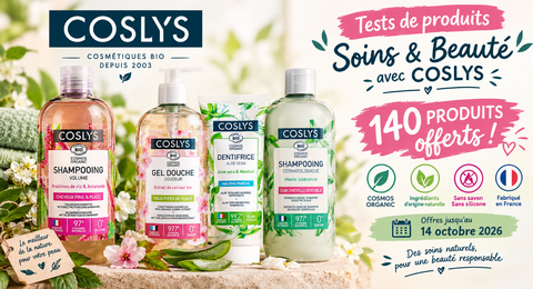 Tests Produits Coslys : 140 Produits soins et Beauté à Tester