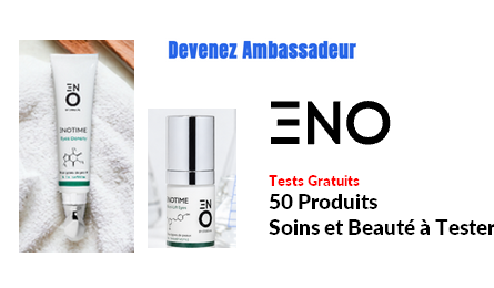 Tests Produits Gratuits ENO : 50 produits Soins et Beauté à Tester
