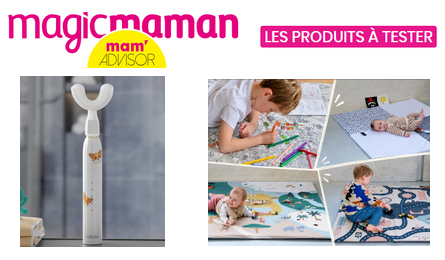 Tests Produits Mam'Advisor by magicmaman : 2 Produits pour la Maman et le Bébé à Tester