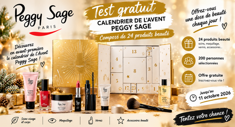 Tests Produits Peggy Sage : Calendrier de l&rsquo;Avent Peggy Sage