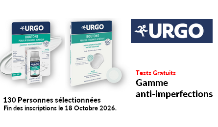 Tests Produits URGO Gamme anti-imperfections URGO
