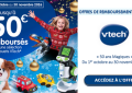 VTech Noël 2026 jusqu’à 50 € remboursés sur les jouets
